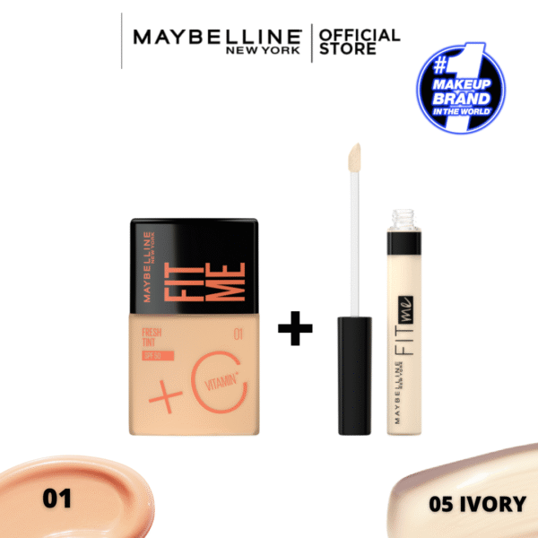 PACK MAYBELLINE - FIT ME FRESH TINT + FIT ME CONCEALER